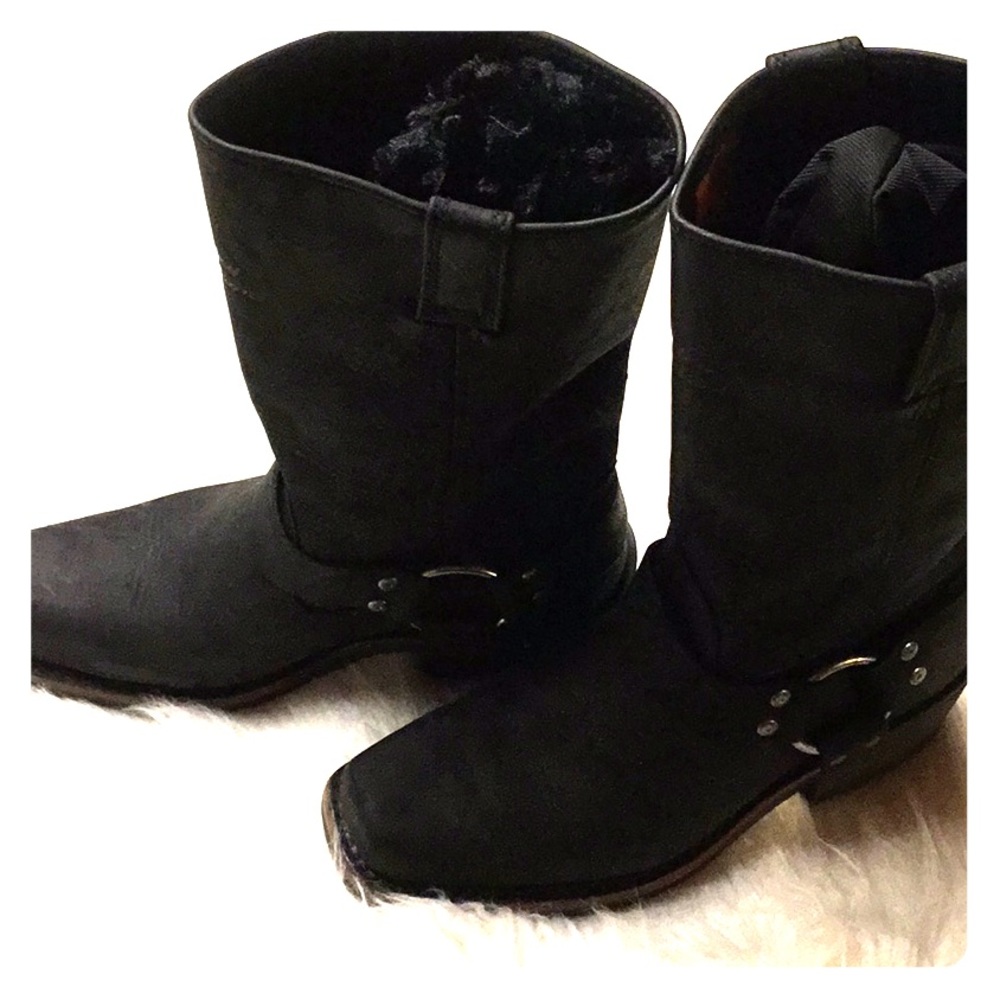 Harley Davidson Genuine Leather Boots Worn once